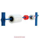 Bubble Wrap and Label Roll Holder for 48" All-Spec Heavy-Duty Chemical Resistant Benches, Grey redirect to product page